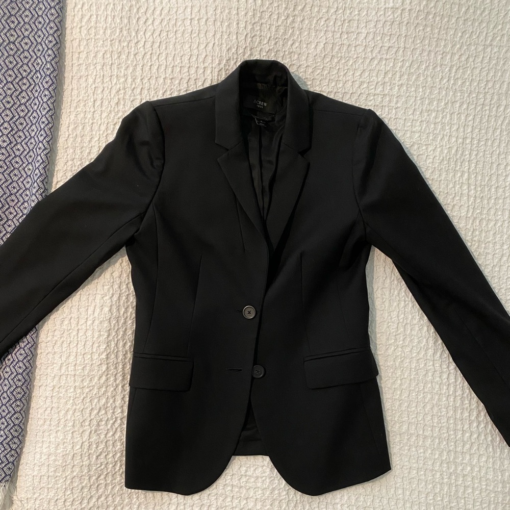 J. Crew black suiting jacket